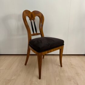 Set of 4 Biedermeier Balloon Chairs, Germany circa 1825