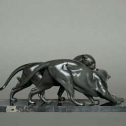Art Deco Panther Sculpture - Body Details - Styylish