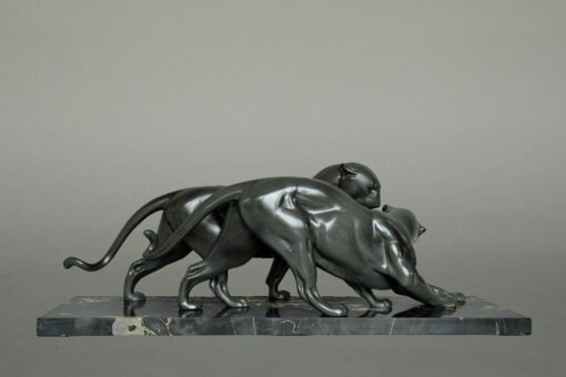 Art Deco Panther Sculpture - Body Details - Styylish