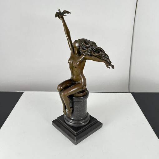 Art Deco Bronze Gennarelli - Side View - Styylish