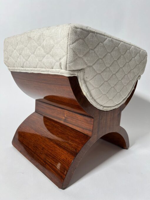 French Art Deco Stool - 3/4 closeup - Styylish