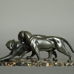 Art Deco Panther Sculpture - Side Profile - Styylish