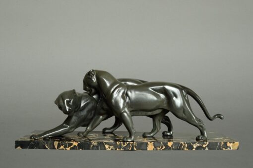 Art Deco Panther Sculpture - Side Profile - Styylish