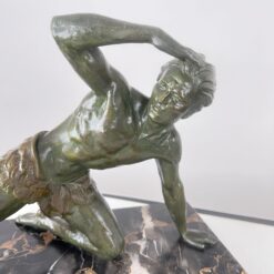 Art Deco Bronze Sculpture - Head Detail - Styylish