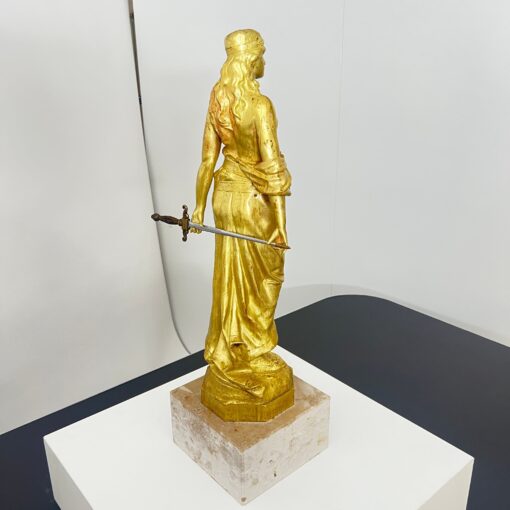 Jugendstil Bronze Judith Sculpture - Back - Styylish
