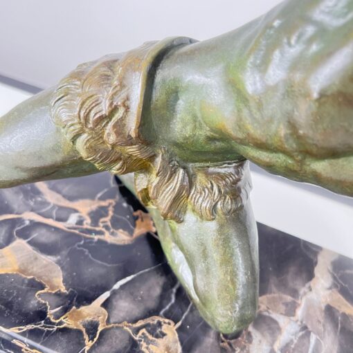 Art Deco Bronze Sculpture - Torso Detail - Styylish