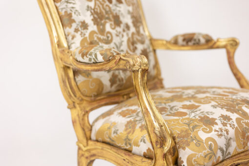Louis XV Queen Armchair - Side Detail - Styylish