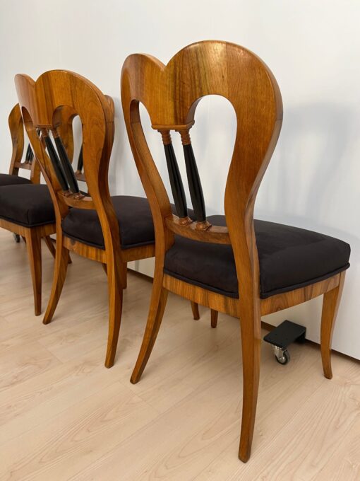 Set of 4 Biedermeier Balloon Chairs - 3/4 backs - Styylish