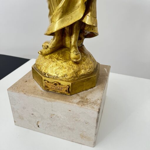 Jugendstil Bronze Judith Sculpture - Feet Detail - Styylish
