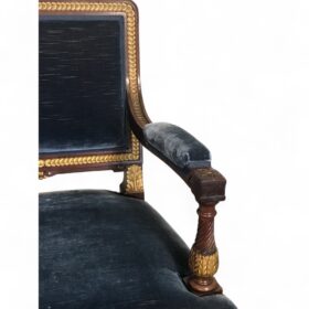 Pair of Louis XVI Style Armchairs, 19th century