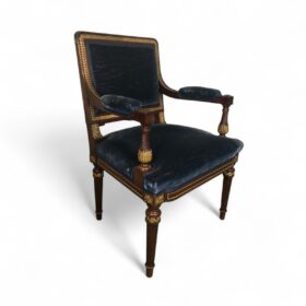 Pair of Louis XVI Style Armchairs, 19th century