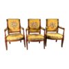 A set of three antique armchairs- styylish
