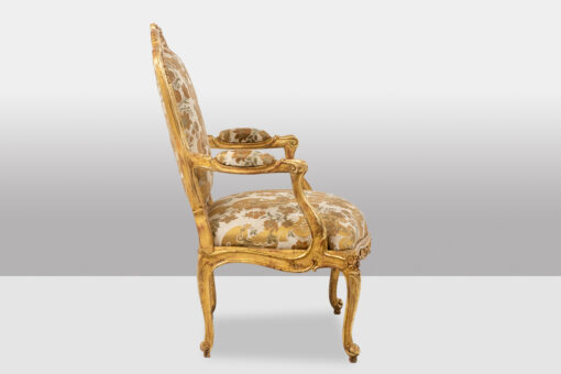 Louis XV Queen Armchair - Side - Styylish