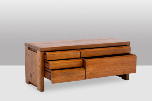 Pierre Chapo Chest Drawers - Front Profile with Drawers Open - Styylish