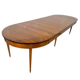 Biedermeier Expandable Dining Table, Cherry, France circa 1900