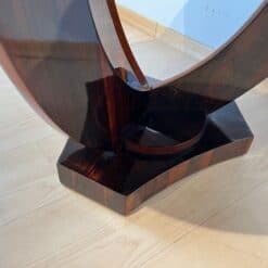 Art Deco Round Side Table, Rosewood Veneer, France circa 1930 - Image 11