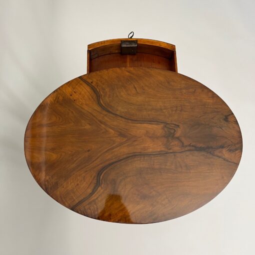 Oval Biedermeier Side Table, South Germany circa 1820 - Image 11
