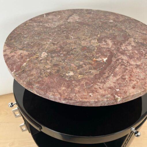 Art Deco Side Table, Revolving, Marble, France circa 1930 - Image 11