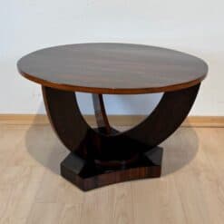 Art Deco Round Side Table, Rosewood Veneer, France circa 1930 - Image 13