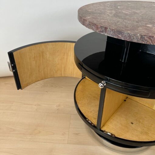 Art Deco Side Table, Revolving, Marble, France circa 1930 - Image 13