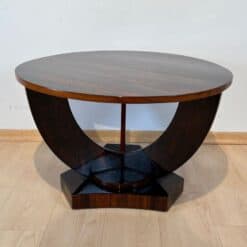 Art Deco Round Side Table, Rosewood Veneer, France circa 1930 - Image 14