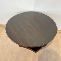 Art Deco Round Side Table, Rosewood Veneer, France circa 1930 - Image 16