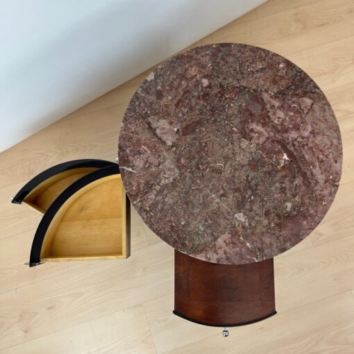 Art Deco Side Table, Revolving, Marble, France circa 1930 - Image 16
