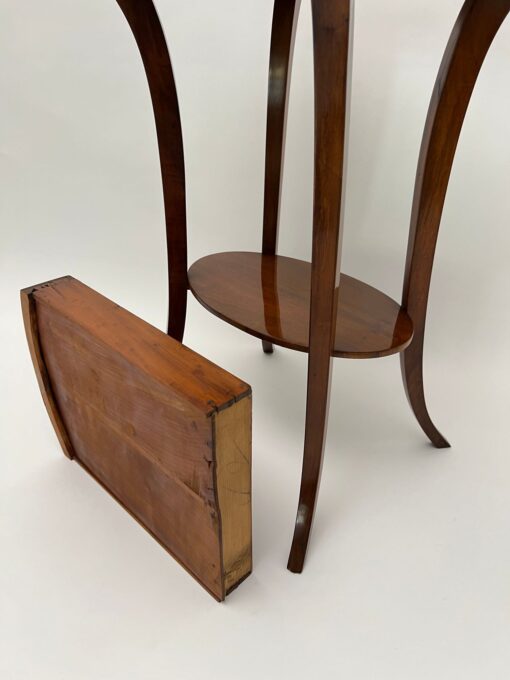 Oval Biedermeier Side Table, South Germany circa 1820 - Image 18