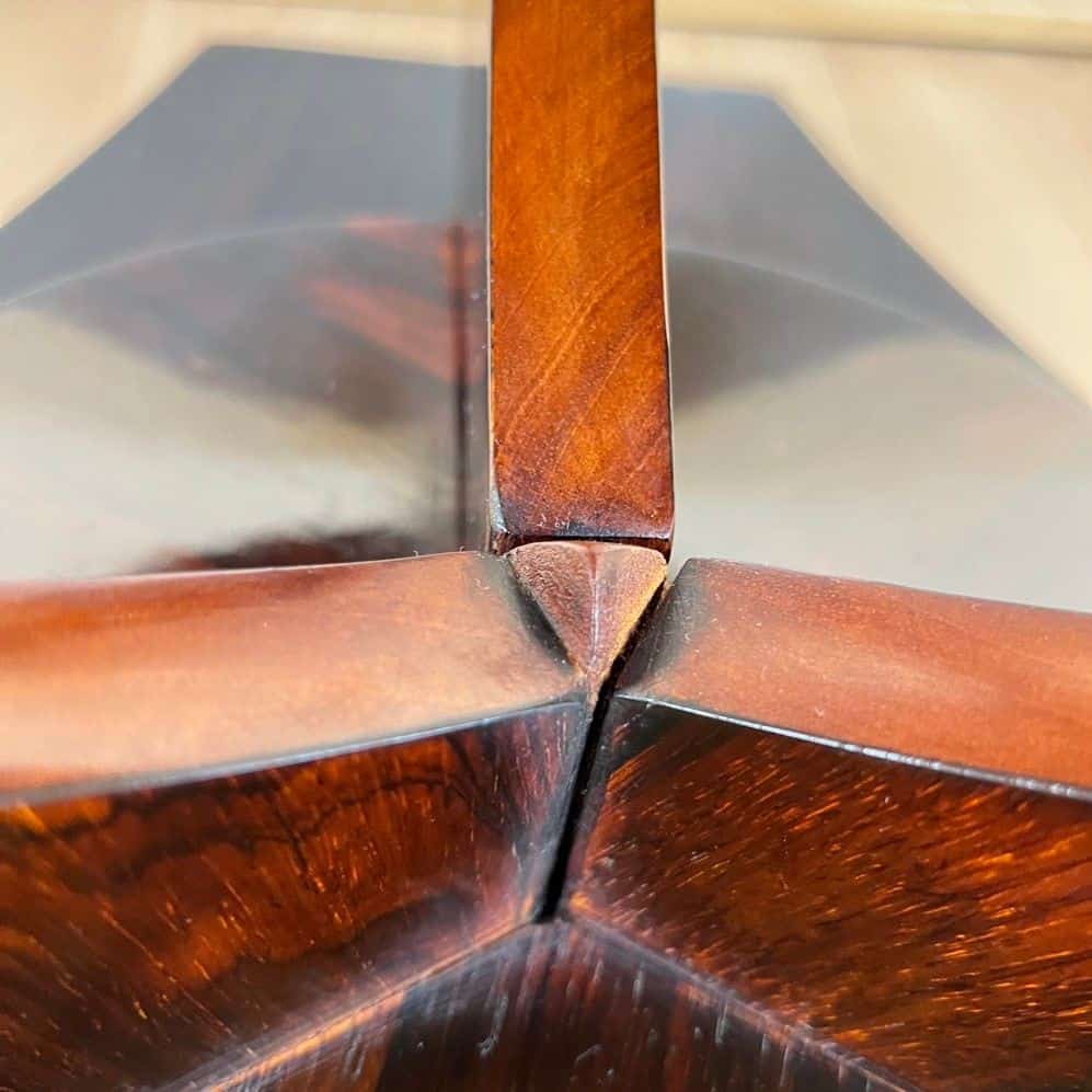 Art Deco Round Side Table, Rosewood Veneer, France circa 1930 - Image 19