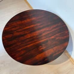 Alternative view of Art Deco Round Side Table, Rosewood Veneer, France circa 1930