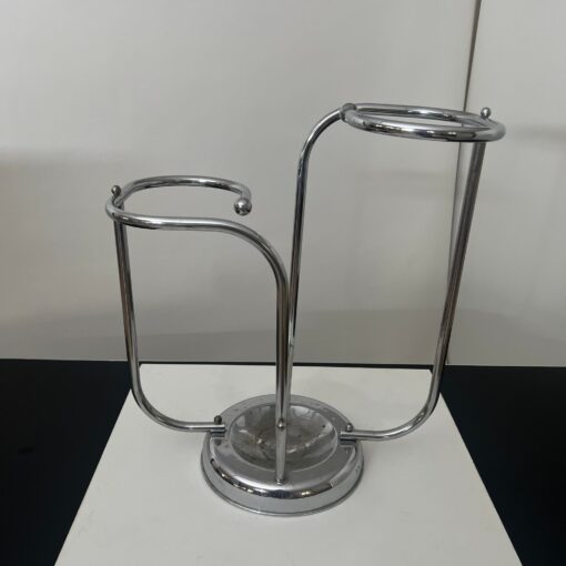 Chrome Umbrella Stand, Art Deco, Belgium circa 1930 - Image 2