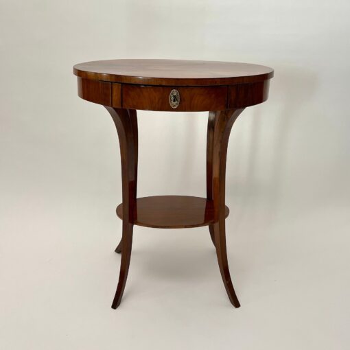 Oval Biedermeier Side Table, South Germany circa 1820 - Image 2