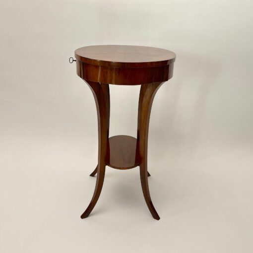 Oval Biedermeier Side Table, South Germany circa 1820 - Image 4