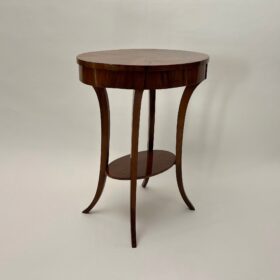 Oval Biedermeier Side Table, South Germany circa 1820