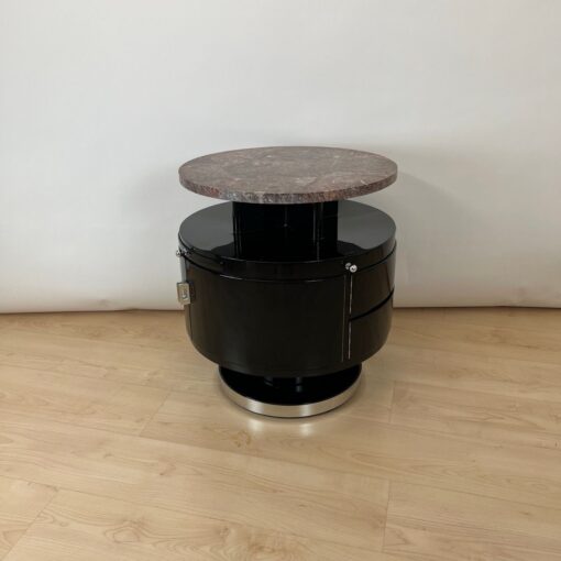 Art Deco Side Table, Revolving, Marble, France circa 1930 - Image 9