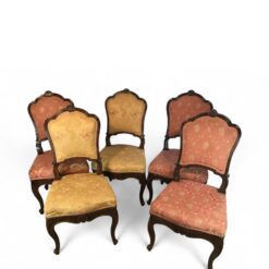 Set of 5 Baroque Dining Chairs, Germany 18th century
