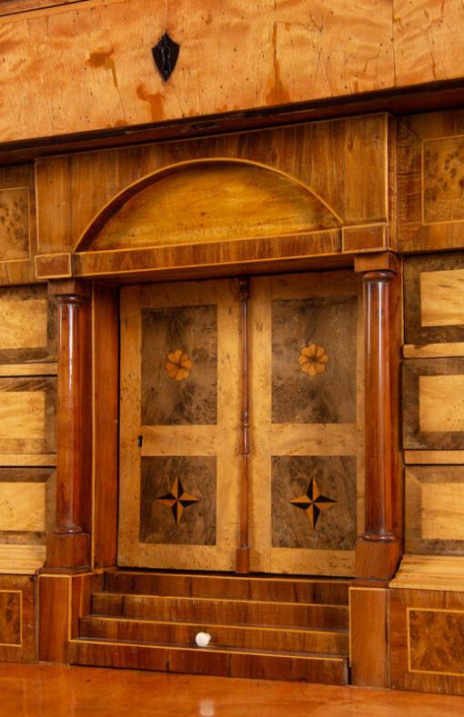 Biedermeier Fall-Front Desk, Karelian Birch, 1815 - Image 6