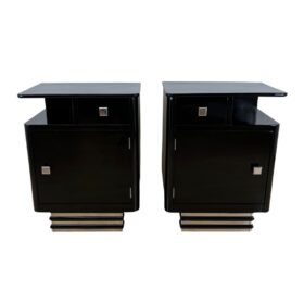Pair of Art Deco Bedside Cabinets, France circa 1930