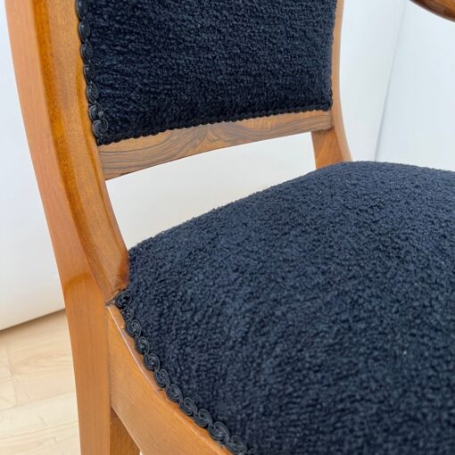 Biedermeier Walnut Armchair, South Germany circa 1835 - Image 12