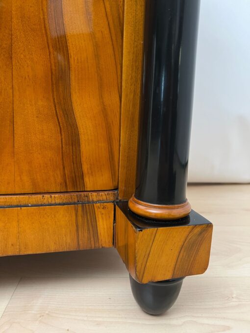 Biedermeier Half-Cabinet, Walnut, South Germany circa 1825 - Image 12