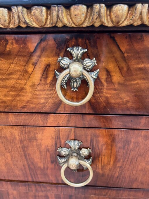Biedermeier Chest, Walnut Veneer, Cherry, Austria circa 1815 - Image 12