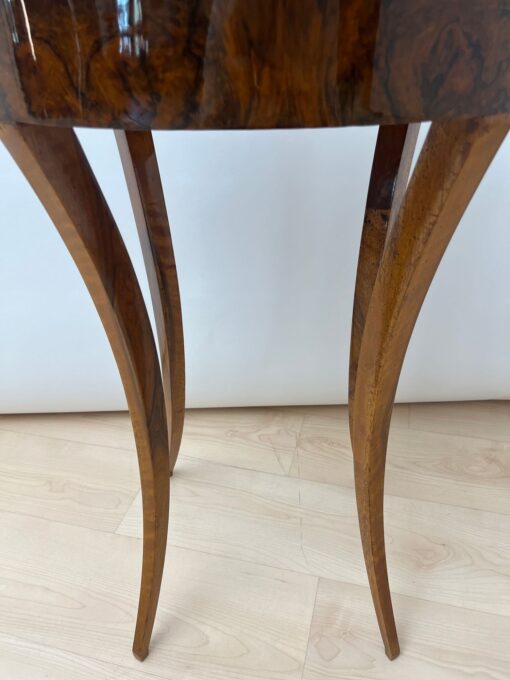 Oval Biedermeier Side Table, South Germany circa 1820 - Image 12