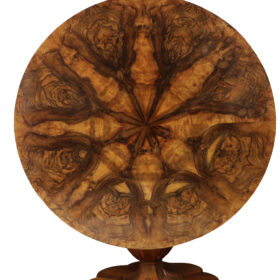 19th Century Biedermeier Table, Walnut, Vienna, c. 1825.