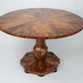 Viennese Biedermeier Walnut Table, 1825