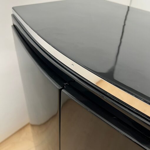 Art Deco Bar Cabinet, Black Lacquer, France circa 1930 - Image 13