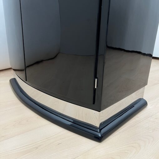 Art Deco Bar Cabinet, Black Lacquer, France circa 1930 - Image 14
