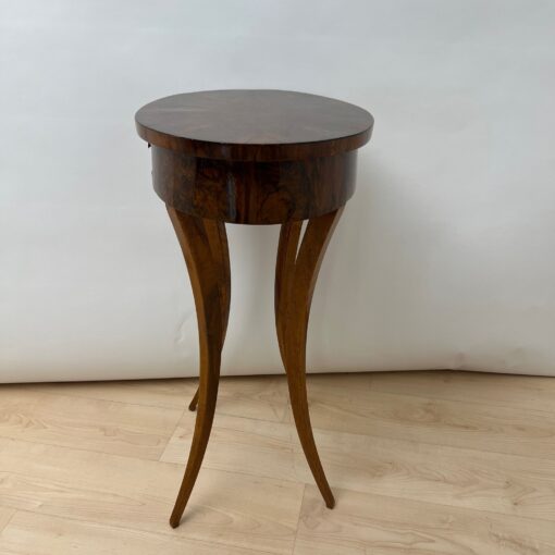 Oval Biedermeier Side Table, South Germany circa 1820 - Image 16