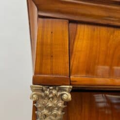 Empire Commode, Cherry Veneer, Brass, Germany circa 1820 - Image 17