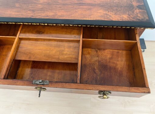 Biedermeier Chest, Walnut Veneer, Cherry, Austria circa 1815 - Image 17