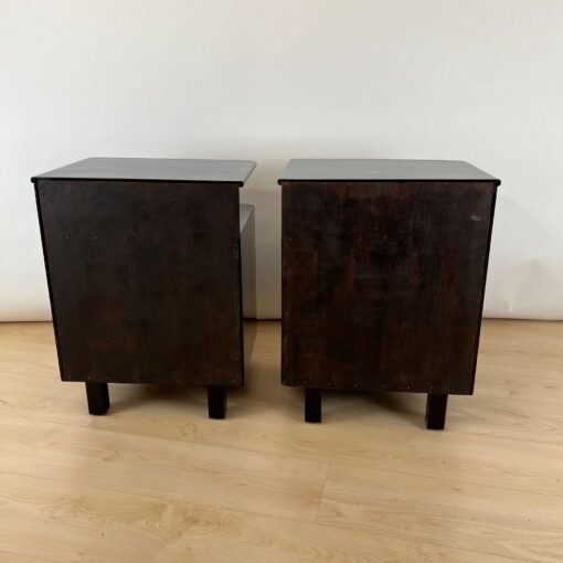 Pair of Art Deco Bedside Cabinets, France circa 1930 - Image 18